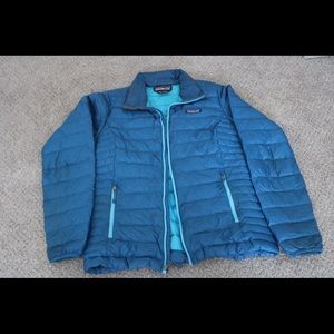 Patagonia Down Puffy Jacket, Women’s Medium, Blue